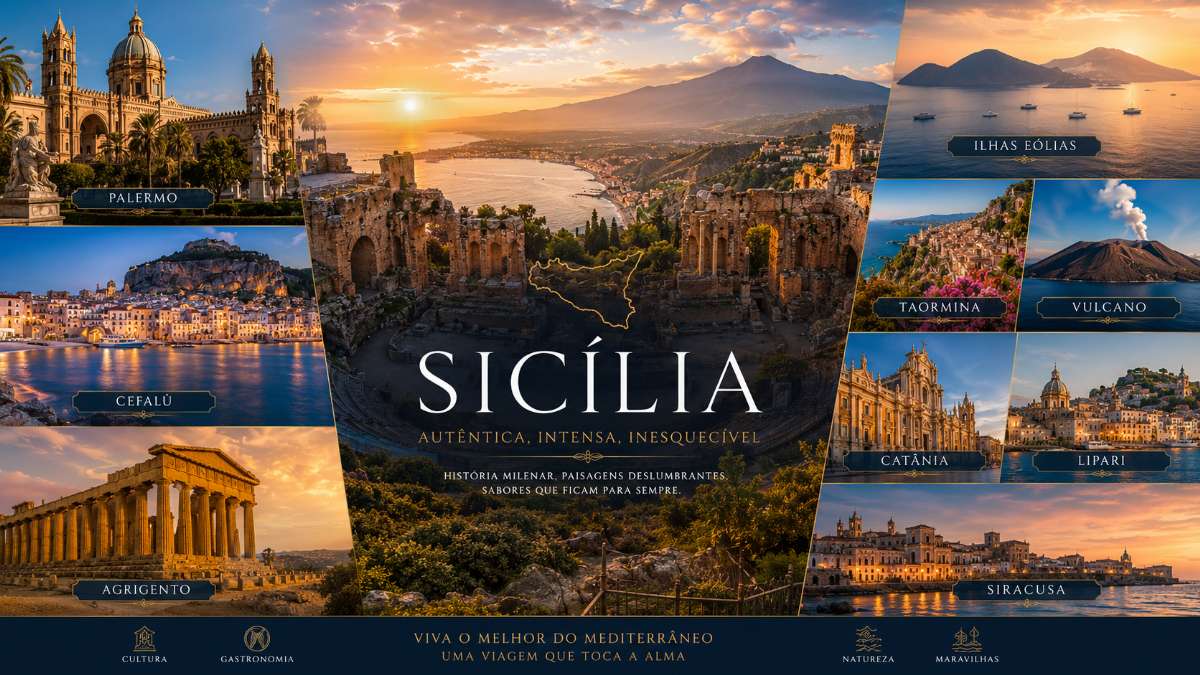 Simplesmente Sicília e Ilhas Eólias – Circuito Completo pela Sicília