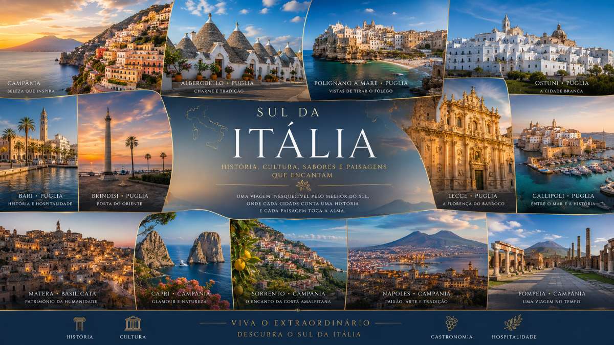 As Belas Puglia e Campânia – Sul da Itália Completo