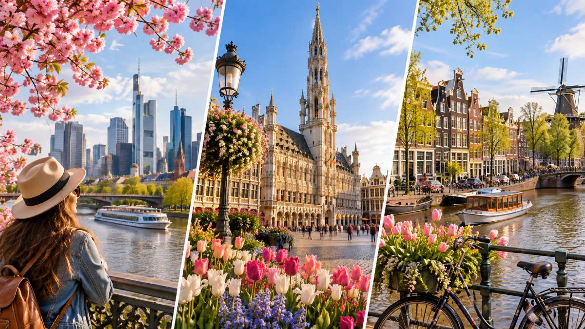 Primavera Europeia: Tulipas, Cidades Encantadoras e Cruzeiro Fluvial